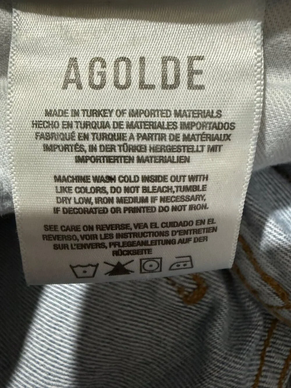 Agolde Jeans Womens Size 26 Pinch Waist High Rise Kick Jeans A095-1141 Crop - Picture 9 of 14